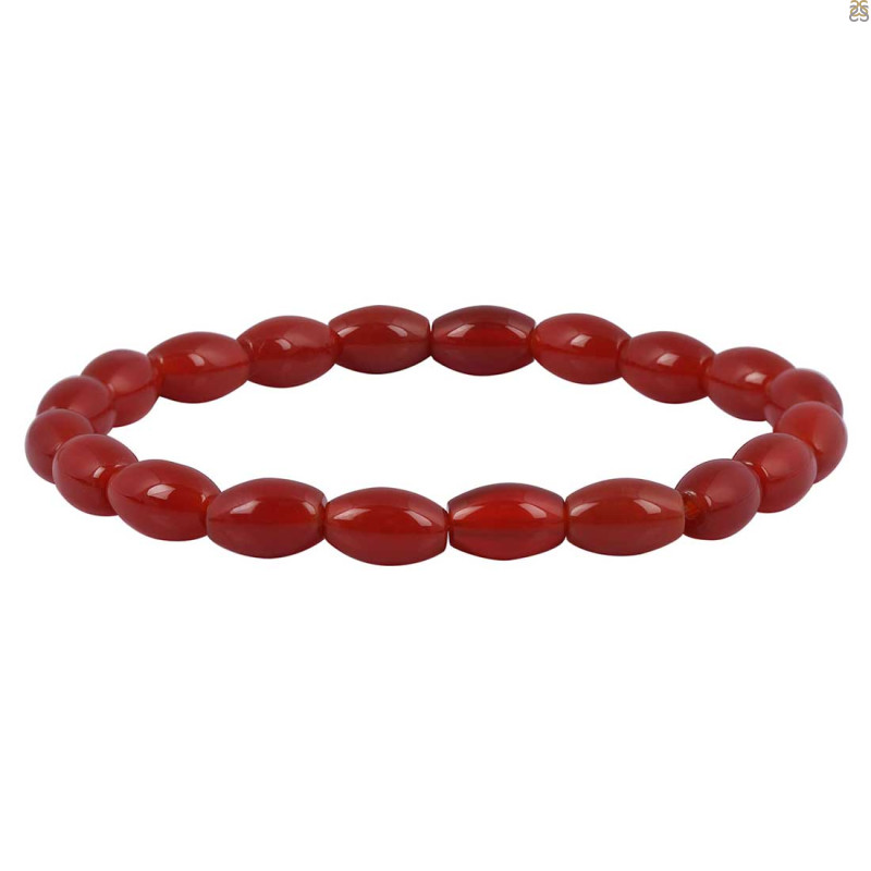 Carnelian Beaded Bracelet BDD-11-141
