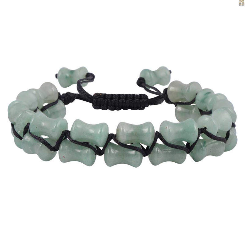 Prehnite Beaded Bracelet BDD-11-142