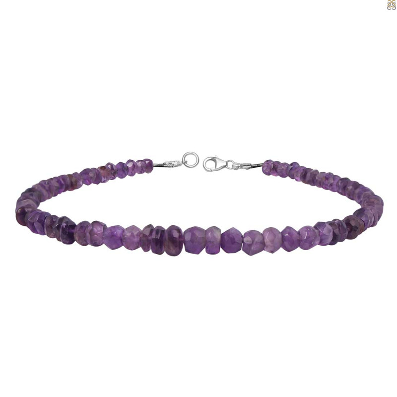 Amethyst Beaded Bracelet BDD-11-147