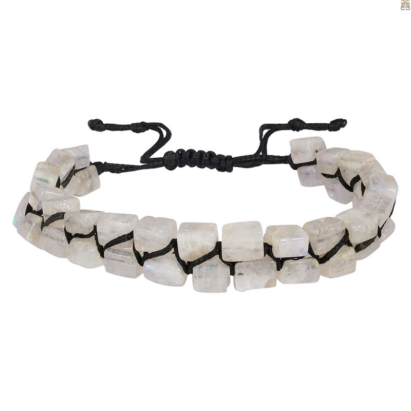 Moonstone Beaded Bracelet BDD-11-158