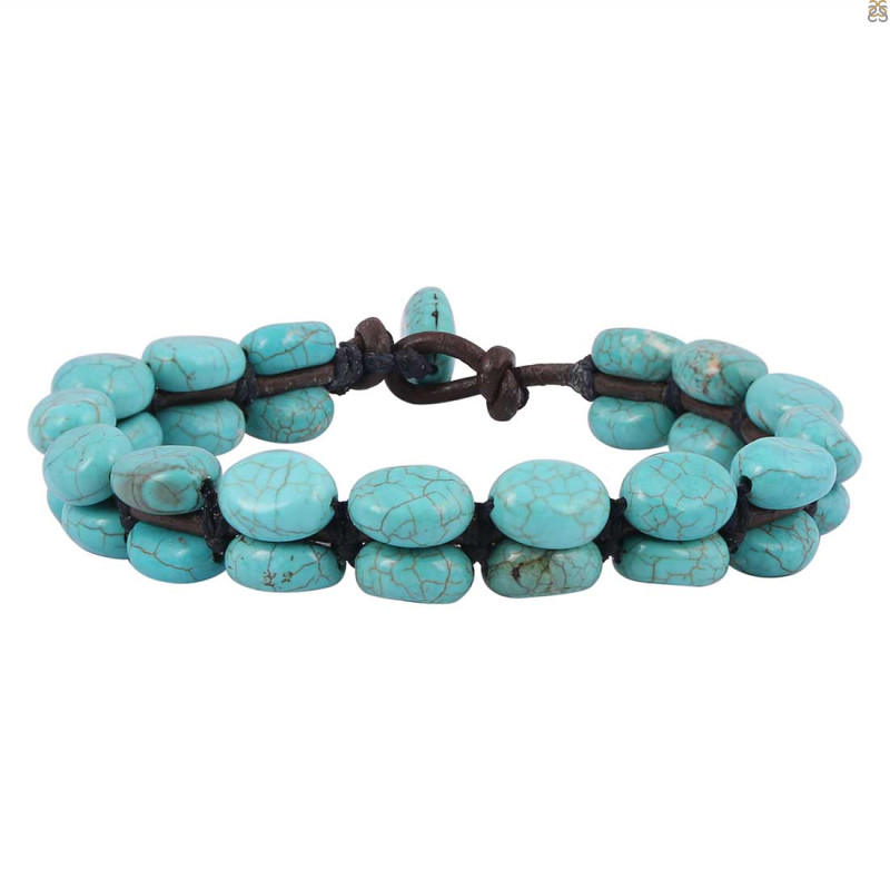 Turquoise Beaded Bracelet BDD-11-251