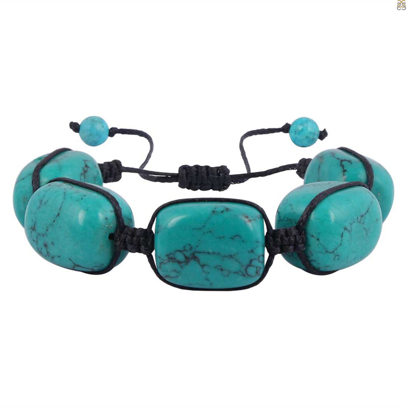 Tibetan Turquoise Beaded Bracelet BDD-11-291