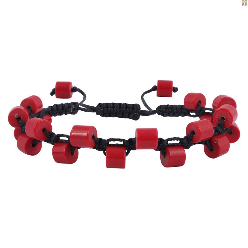 Red Cora Beaded Bracelet BDD-11-300