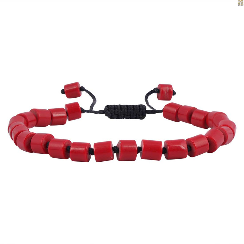 Red Cora Beaded Bracelet BDD-11-307