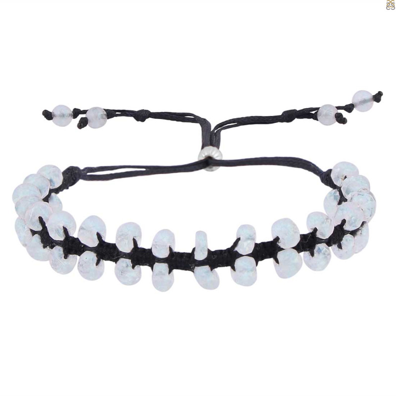 Moonstone Beaded Bracelet BDD-11-321