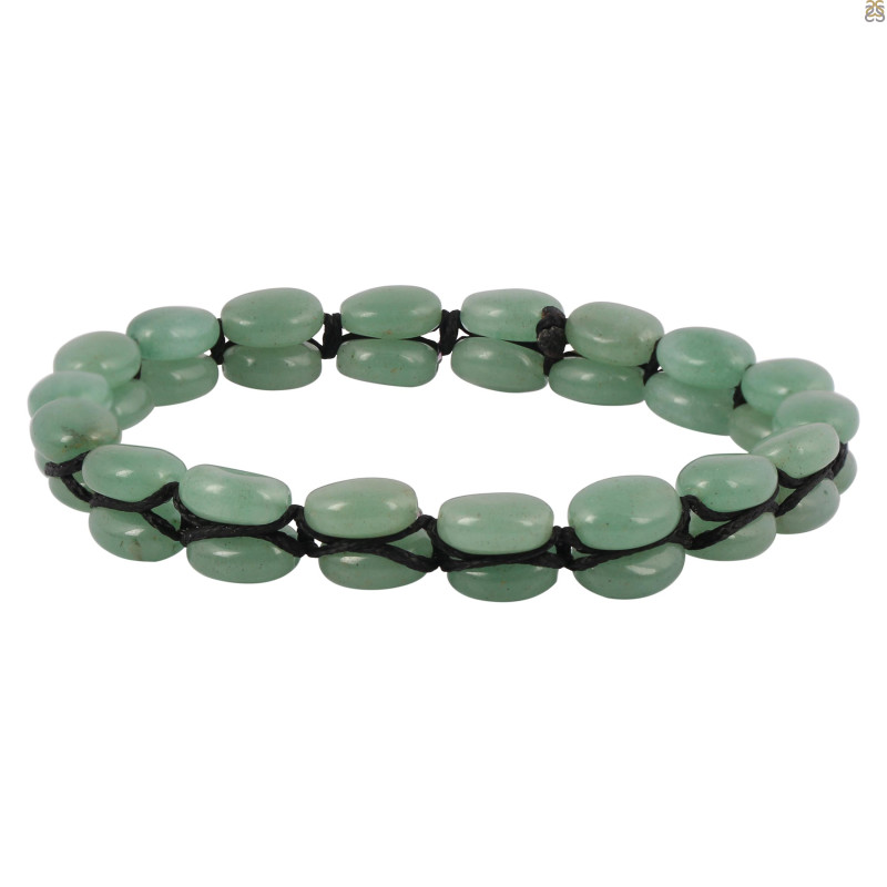 Prehnite Beaded Bracelet BDD-11-72