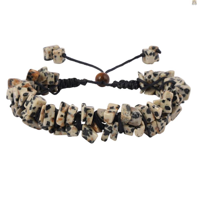 Dalmatian Beaded Bracelet BDD-11-78