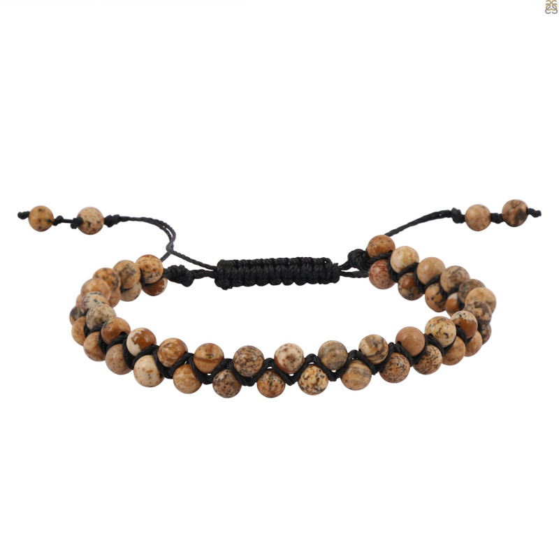Brecciated Mookaite Beaded Bracelet BDD-11-93