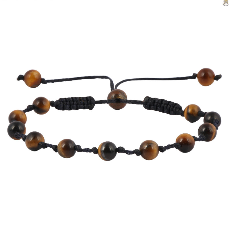 Tiger Eye Beaded Bracelet BDD-11-96