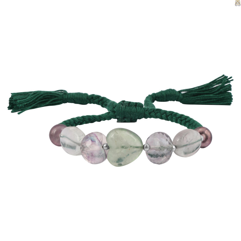 Fluorite Beaded Bracelet BDD-11-98