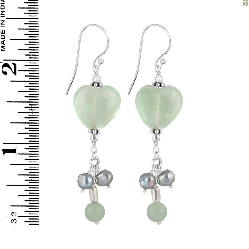 Flourite Beaded Earring BDD-3-131
