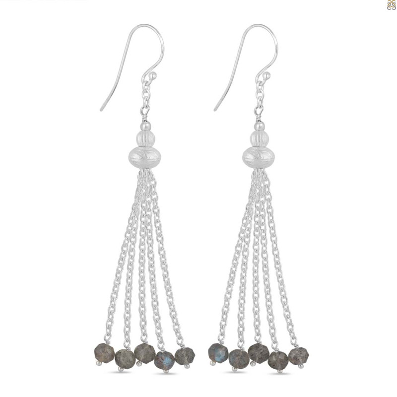 Labradorite Beaded Earring BDD-3-141