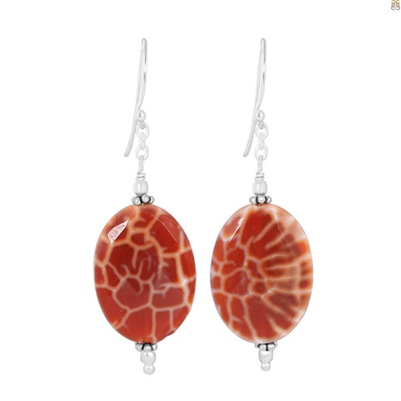 Mexican Agate Beaded Earring BDD-3-31