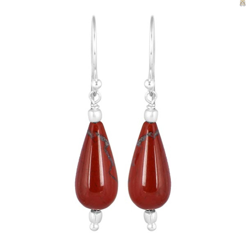 Red Jasper Beaded Earring BDD-3-5
