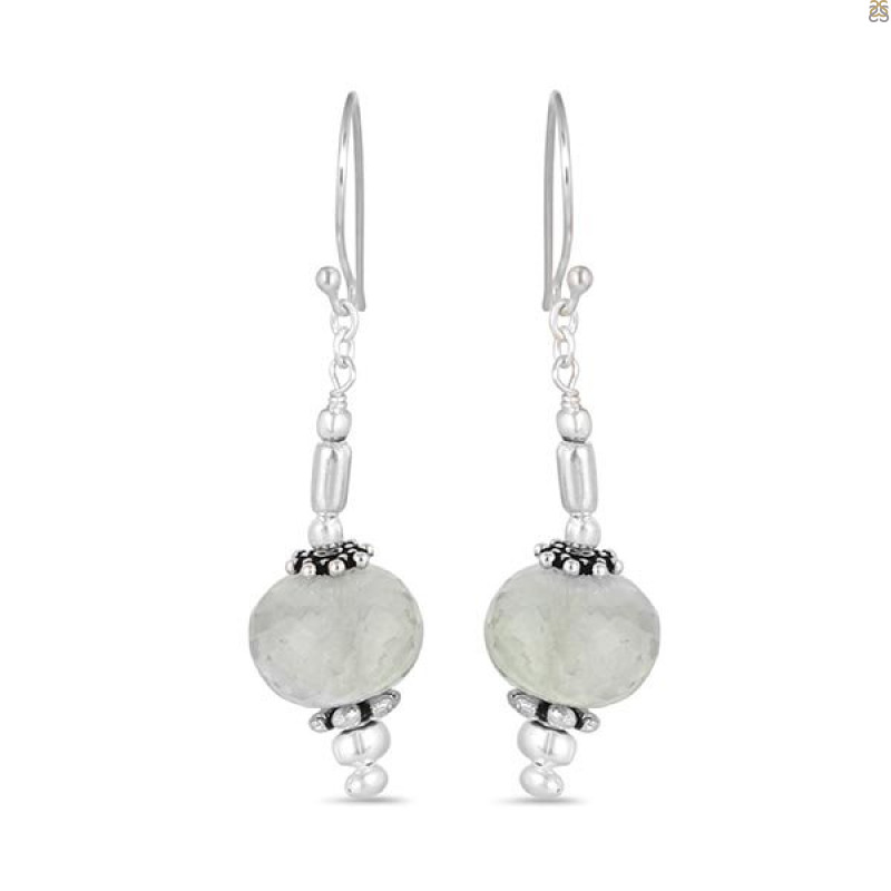 Fluorite /Beaded Earring-2E BDD-3-84