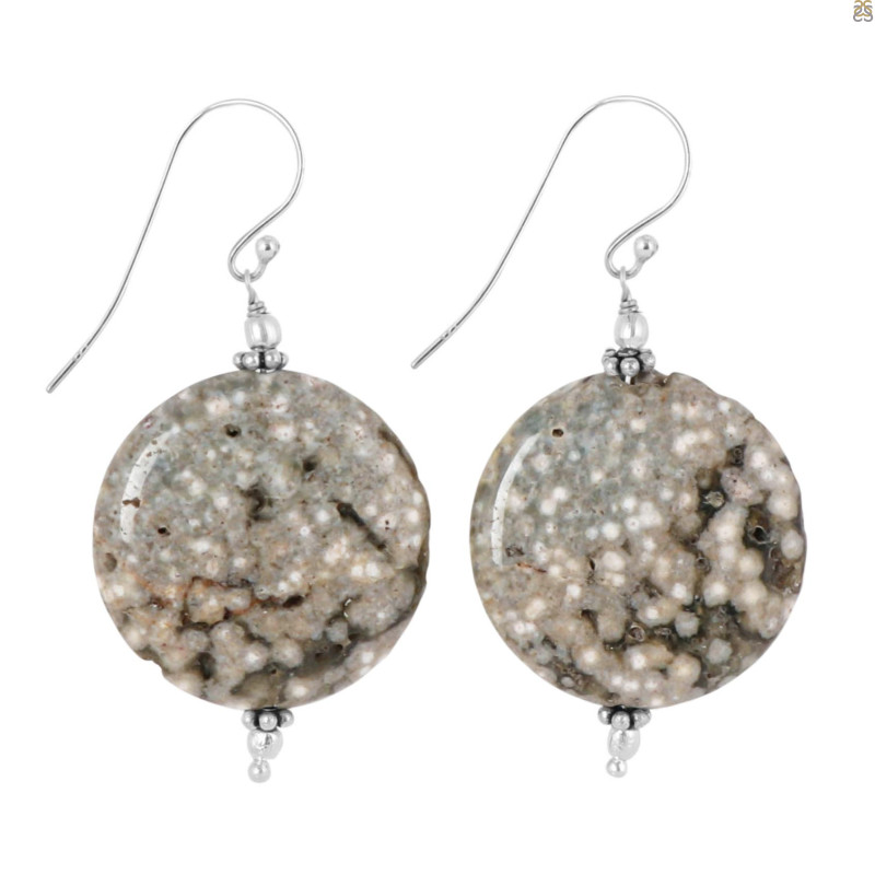 Ocean Jasper Beaded Earring-E BDD-OCJ-3-13