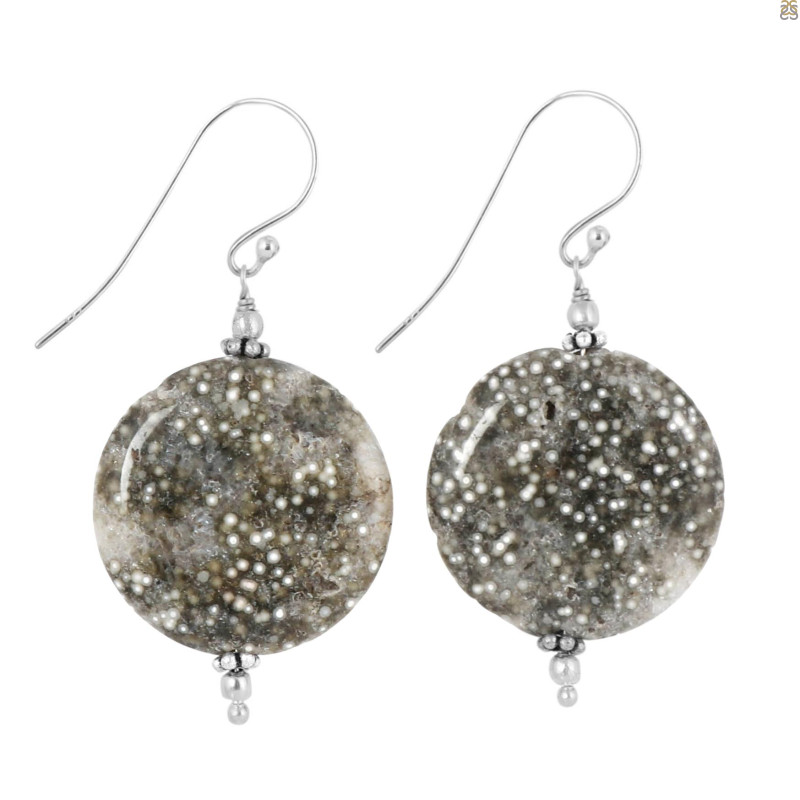 Ocean Jasper Beaded Earring-E BDD-OCJ-3-21