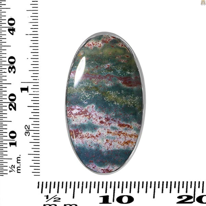 Blood Stone Adjustable Ring-ADJ-R BDS-2-100
