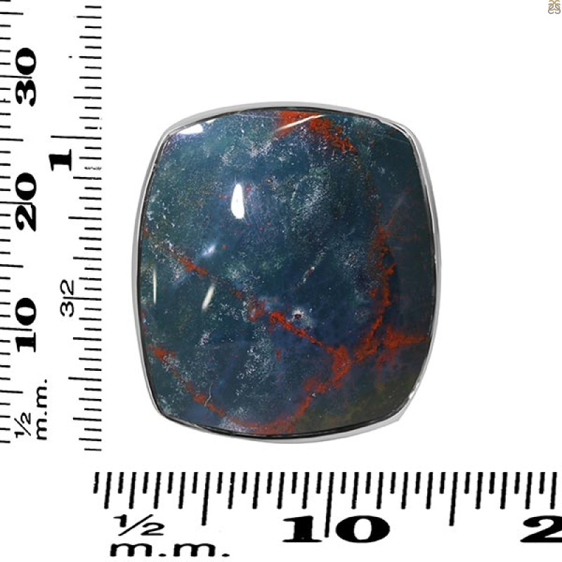 Blood Stone Adjustable Ring-ADJ-R BDS-2-101