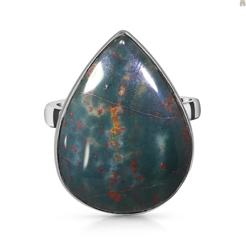 Blood Stone Adjustable Ring-ADJ-R BDS-2-102