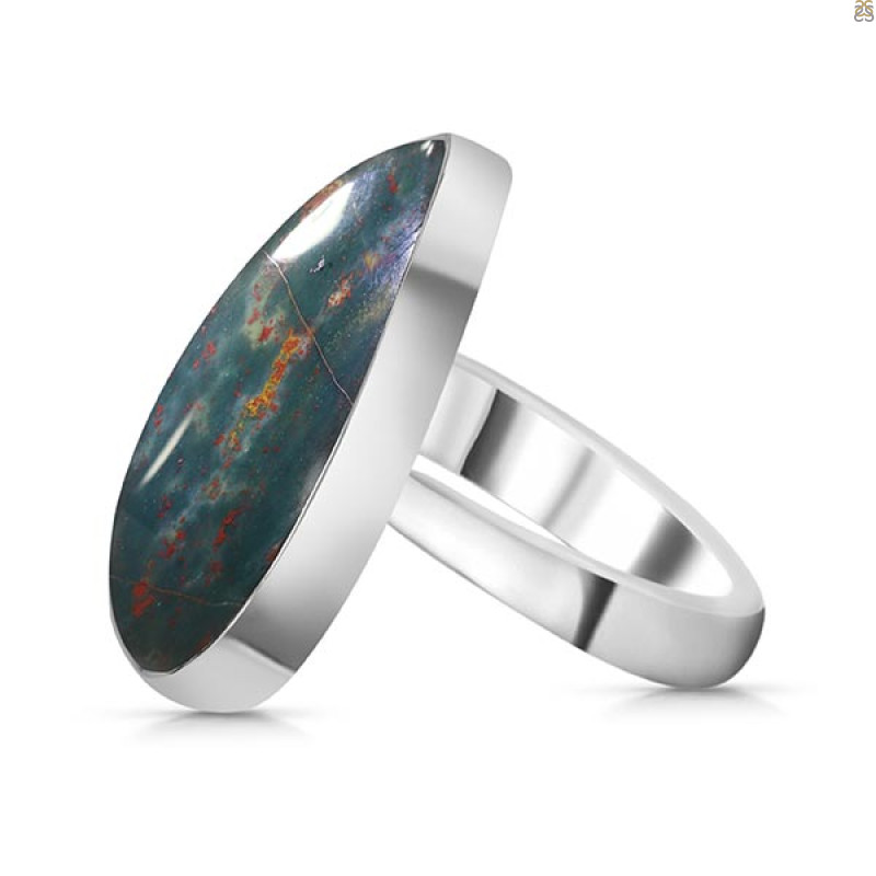Blood Stone Adjustable Ring-ADJ-R BDS-2-102