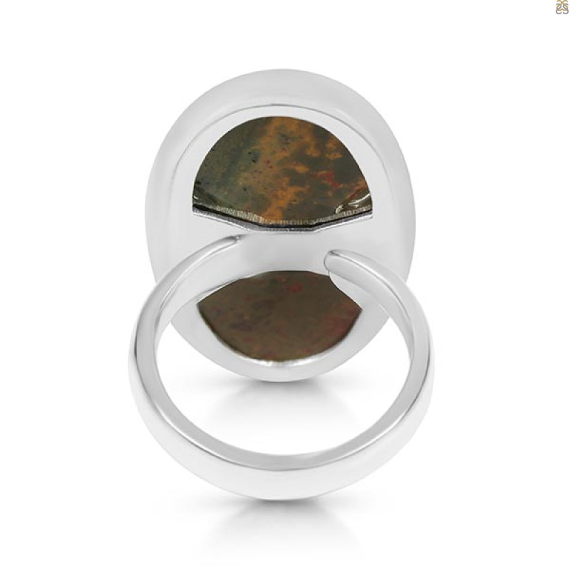 Blood Stone Adjustable Ring-ADJ-R BDS-2-104