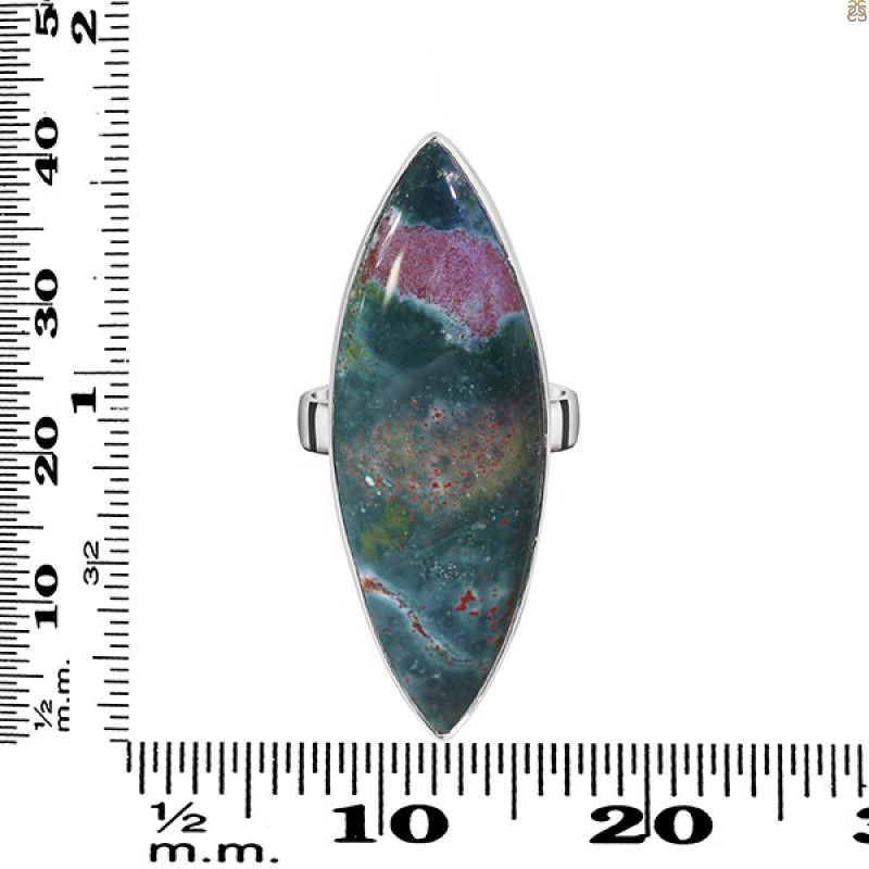 Blood Stone Adjustable Ring-ADJ-R BDS-2-107