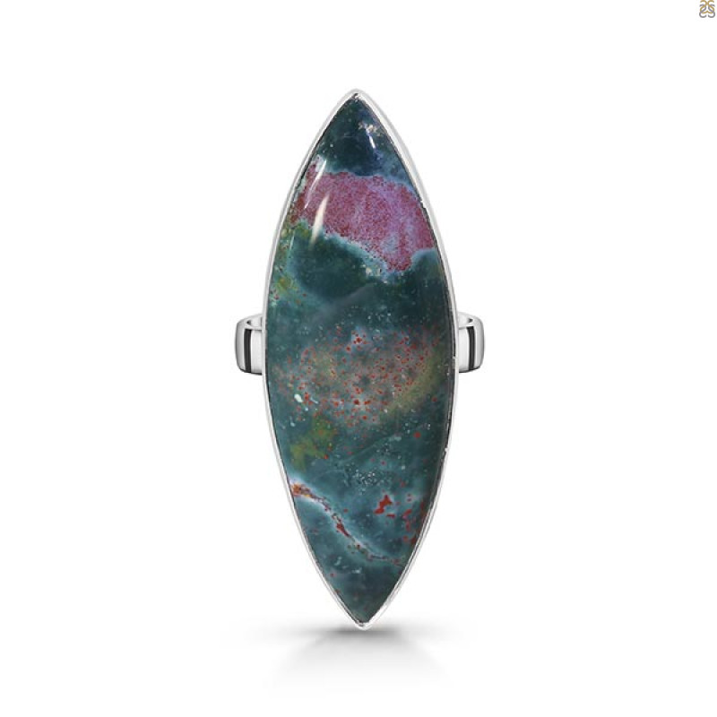 Blood Stone Adjustable Ring-ADJ-R BDS-2-107