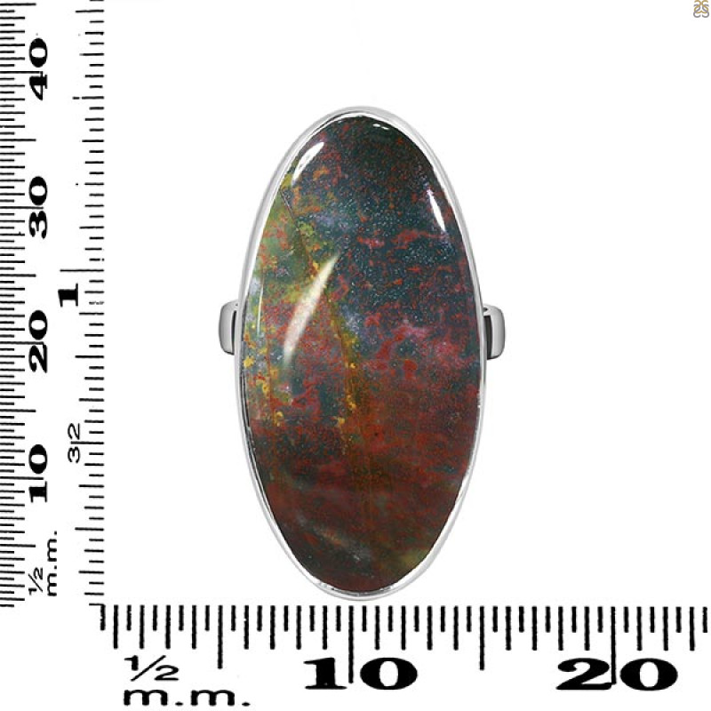Blood Stone Adjustable Ring-ADJ-R BDS-2-108