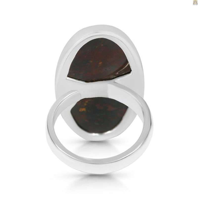 Blood Stone Adjustable Ring-ADJ-R BDS-2-108