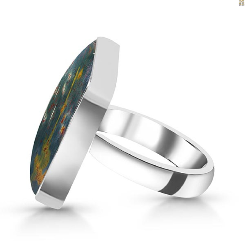 Blood Stone Adjustable Ring-ADJ-R BDS-2-109