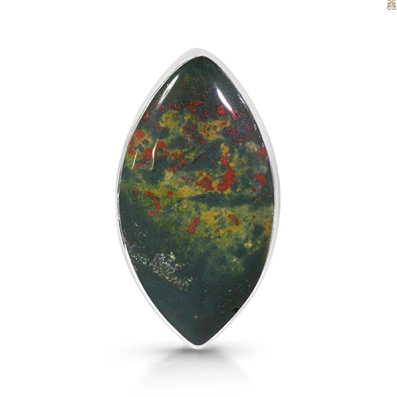Blood Stone Adjustable Ring-ADJ-R BDS-2-110