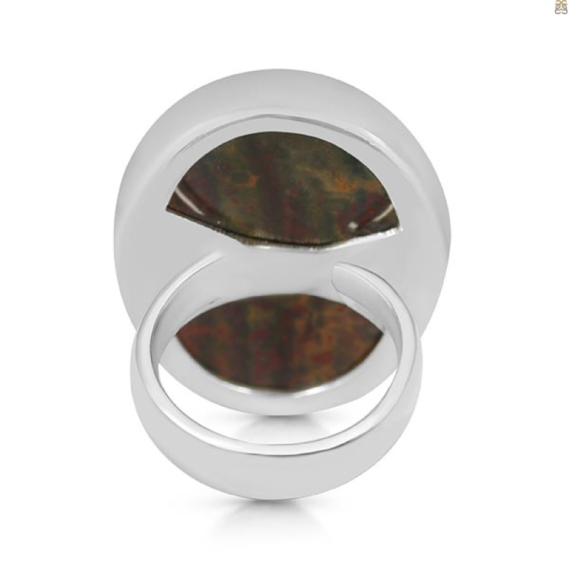 Blood Stone Adjustable Ring-ADJ-R BDS-2-111