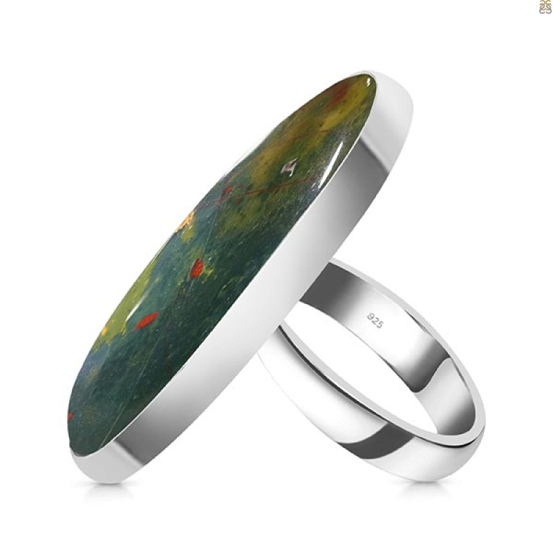 Blood Stone Adjustable Ring-ADJ-R BDS-2-112