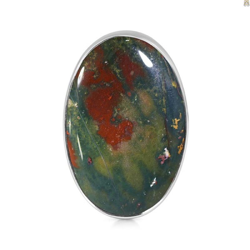 Blood Stone Adjustable Ring-ADJ-R BDS-2-113