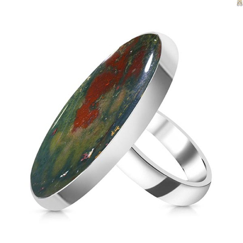 Blood Stone Adjustable Ring-ADJ-R BDS-2-113