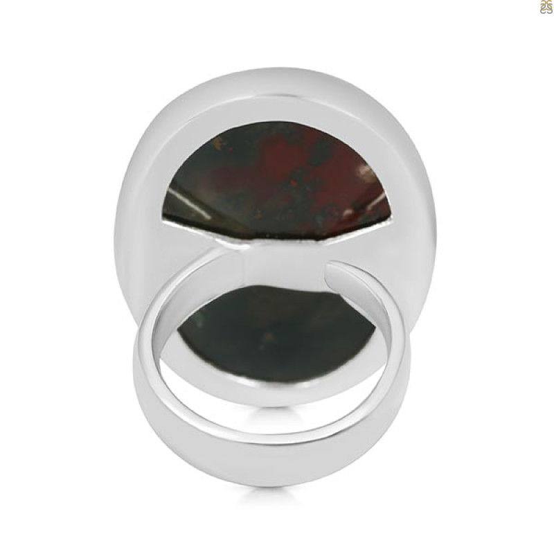 Blood Stone Adjustable Ring-ADJ-R BDS-2-113