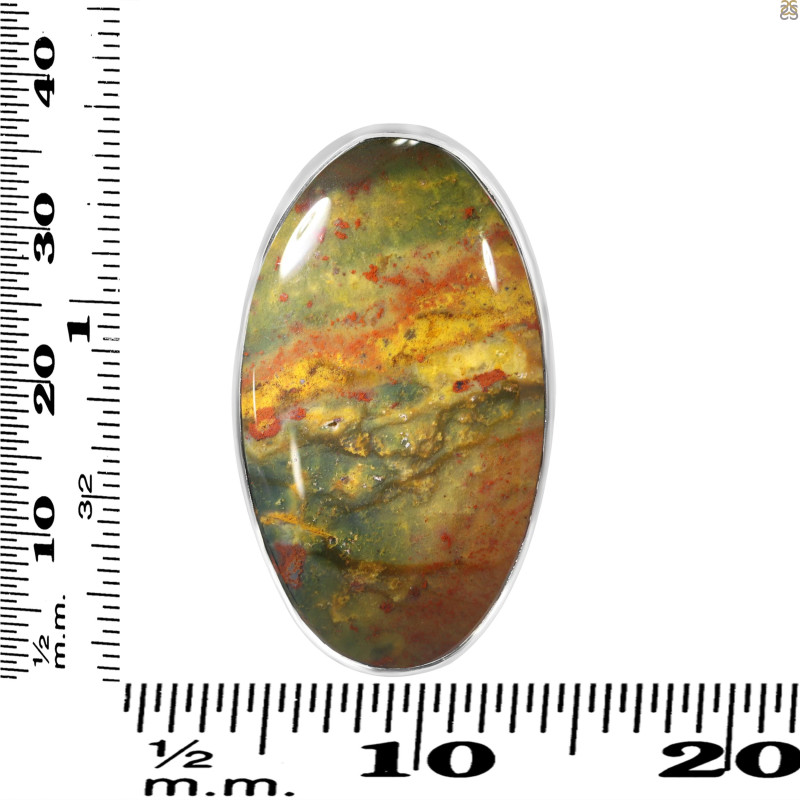 Blood Stone Adjustable Ring-ADJ-R BDS-2-116