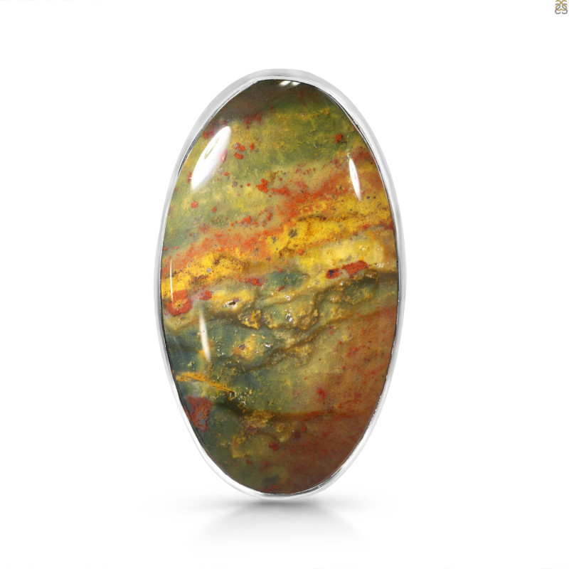 Blood Stone Adjustable Ring-ADJ-R BDS-2-116