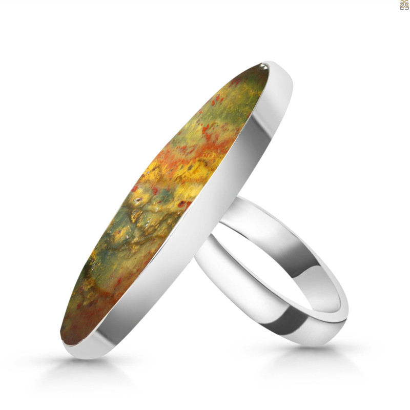 Blood Stone Adjustable Ring-ADJ-R BDS-2-116