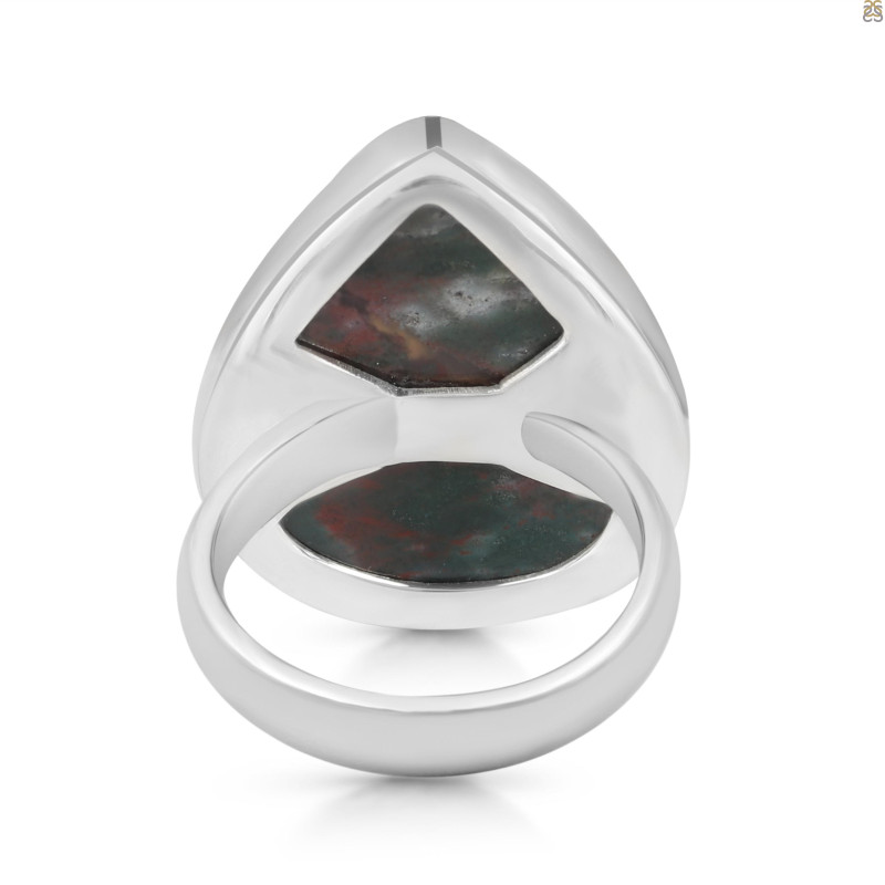 Blood Stone Adjustable Ring-ADJ-R BDS-2-117