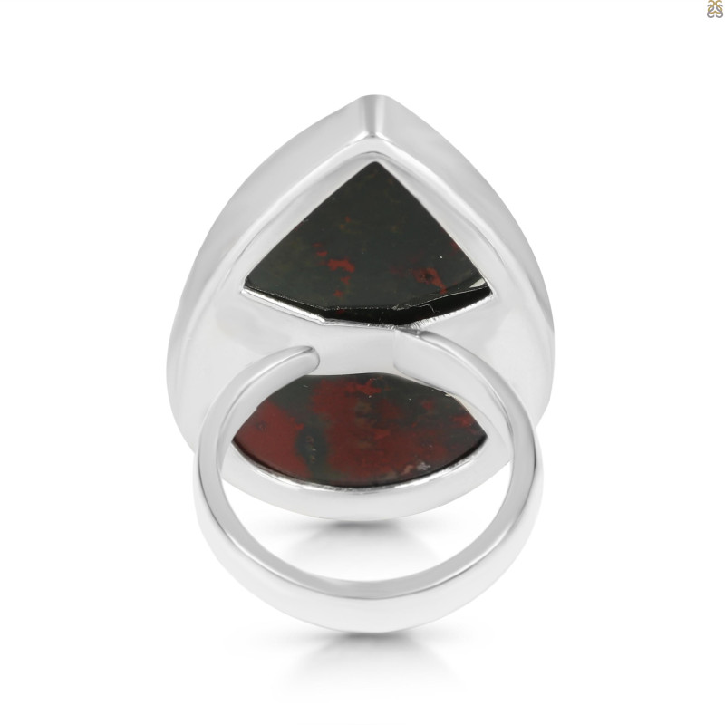 Blood Stone Adjustable Ring-ADJ-R BDS-2-119