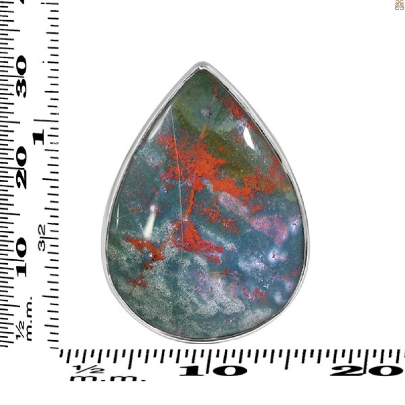Blood Stone Adjustable Ring-ADJ-R BDS-2-123