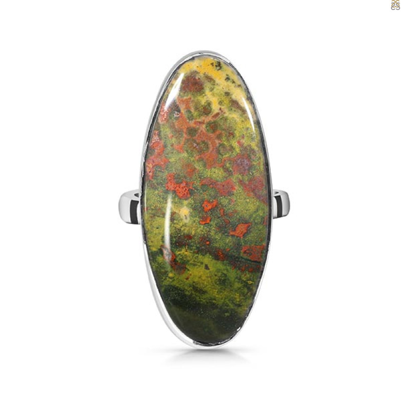 Blood Stone Adjustable Ring-ADJ-R BDS-2-124