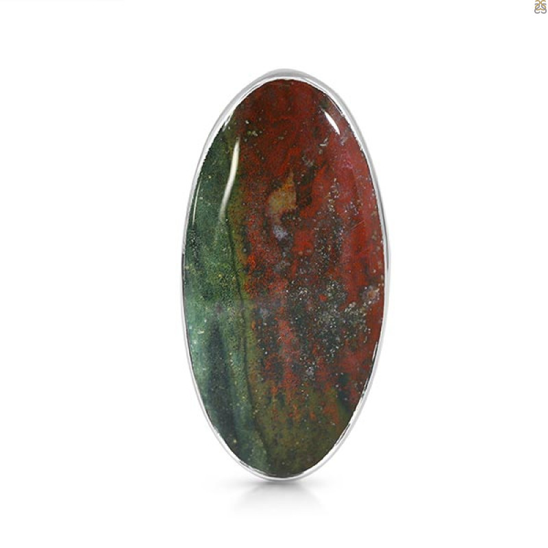 Blood Stone Adjustable Ring-ADJ-R BDS-2-125