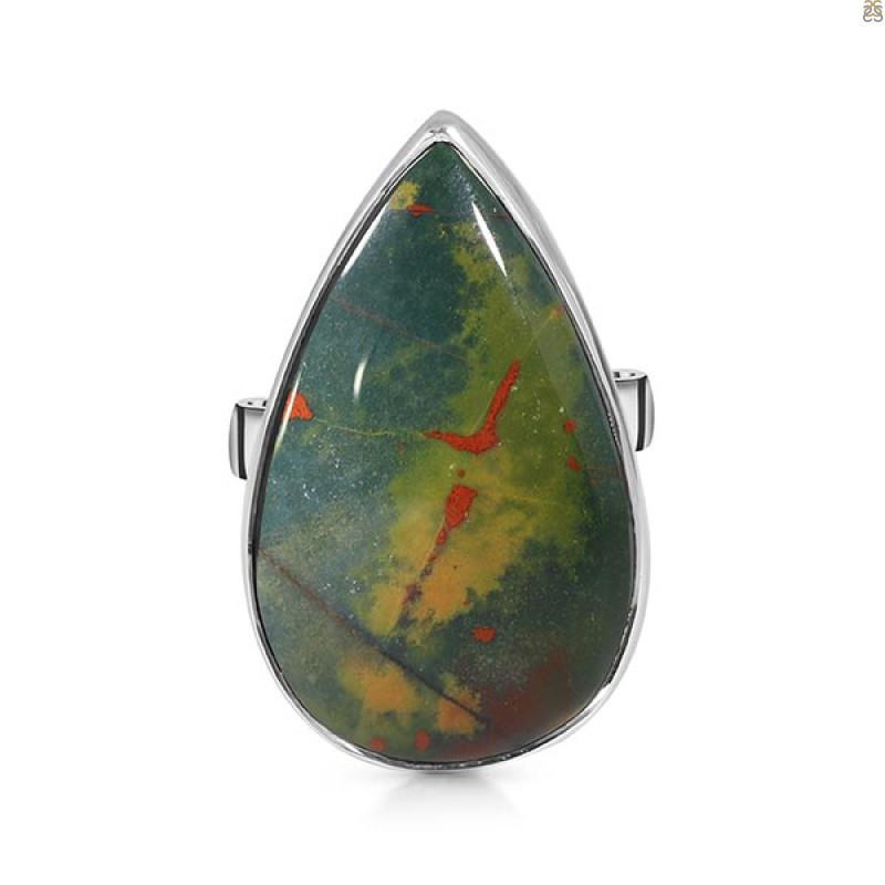 Blood Stone Adjustable Ring-ADJ-R BDS-2-126