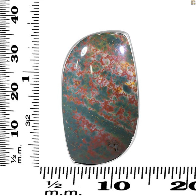 Blood Stone Adjustable Ring-ADJ-R BDS-2-127