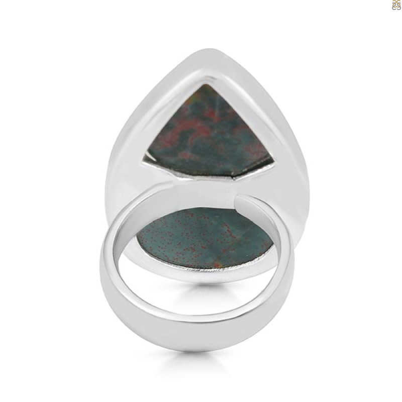 Blood Stone Adjustable Ring-ADJ-R BDS-2-128