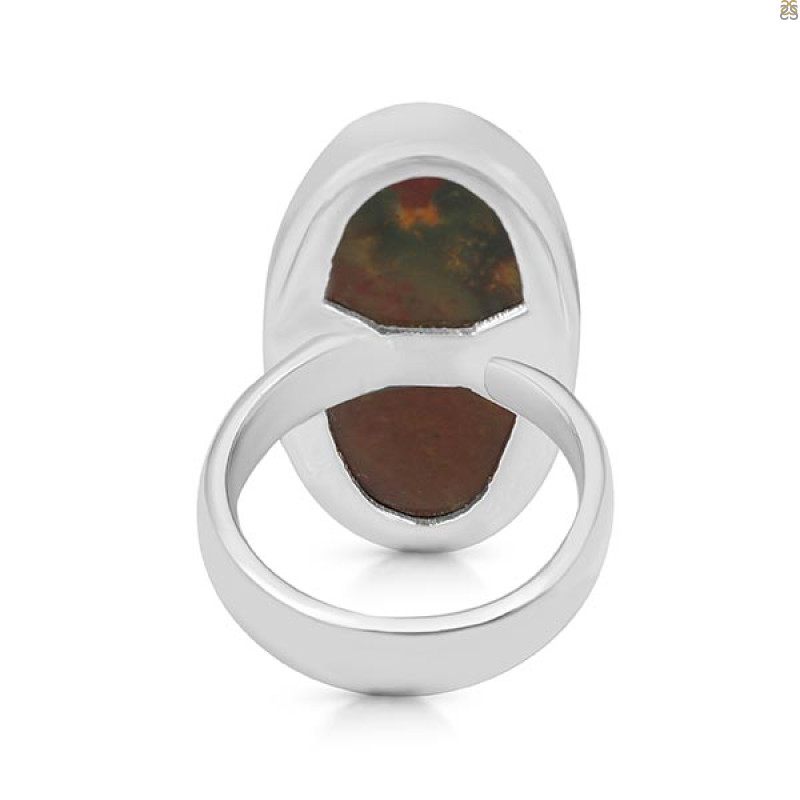 Blood Stone Adjustable Ring-ADJ-R BDS-2-130