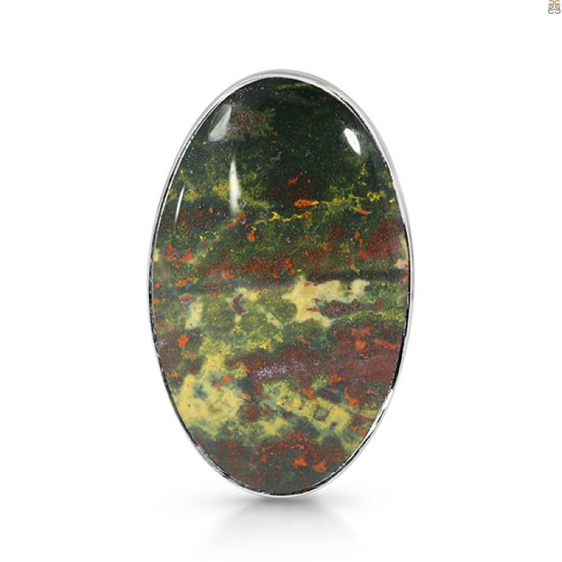 Blood Stone Adjustable Ring-ADJ-R BDS-2-131